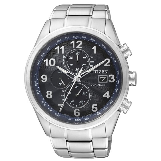 Watch Citizen Man Radiocontrollato H800 Leonardo in Steel AT8011-55L - AT8011-55L
